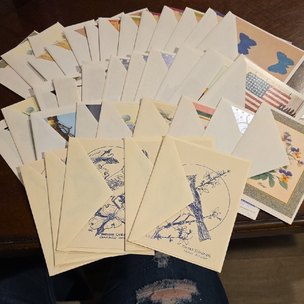 (J39) Assorted Blank Cards (39 Cards Total)